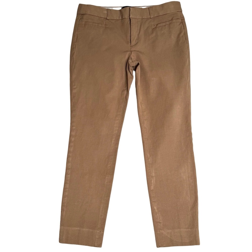 Banana Republic Sloan‎ Mid Rise Ankle Pants Brown Womens 6